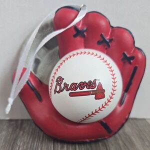 Hallmark Atlanta Braves Glove & Ball Logo MLB Christmas Ornament‎